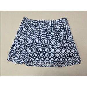 RIP SKIRT Hawaii Blue White Circle Dot Print True Wrap Length 1 Size M Womens